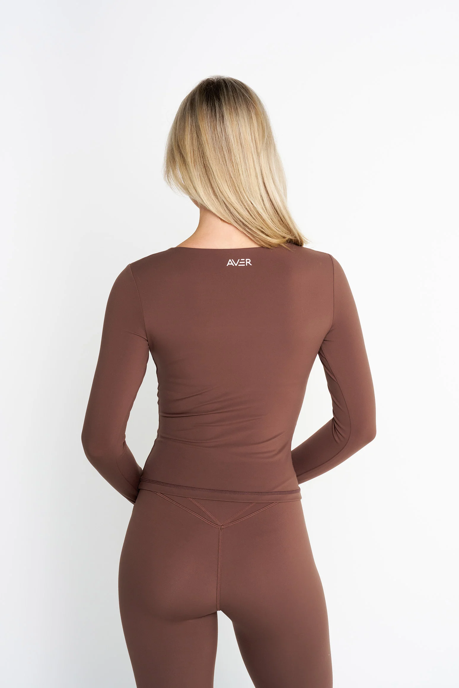 Amber Long Sleeve Top - Chocolate - Image 2