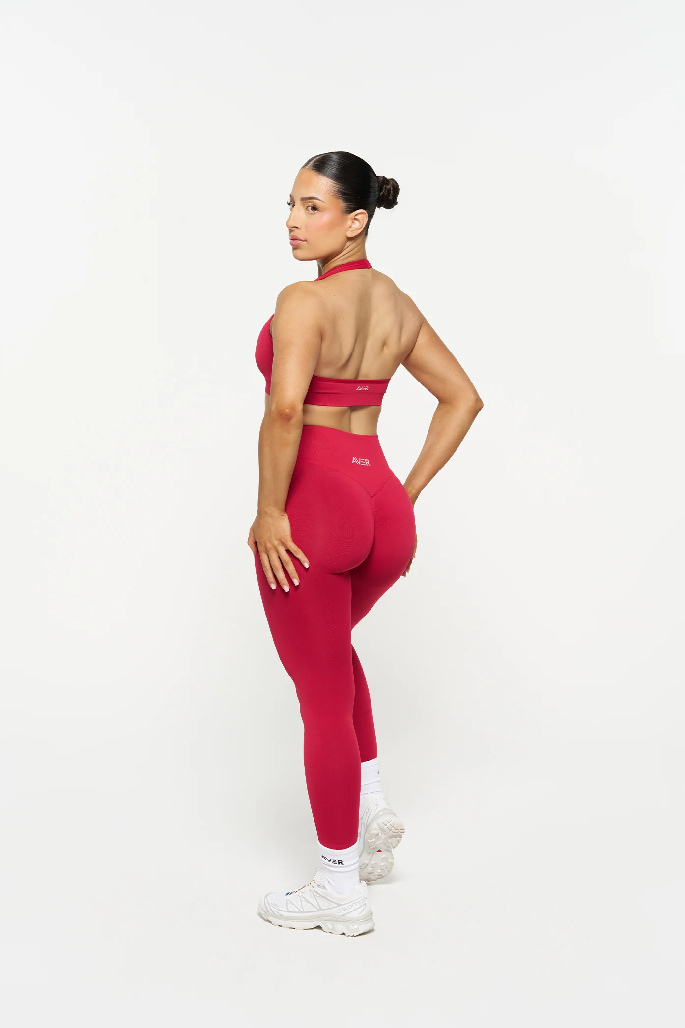 Contour Leggings - Berry - Image 3