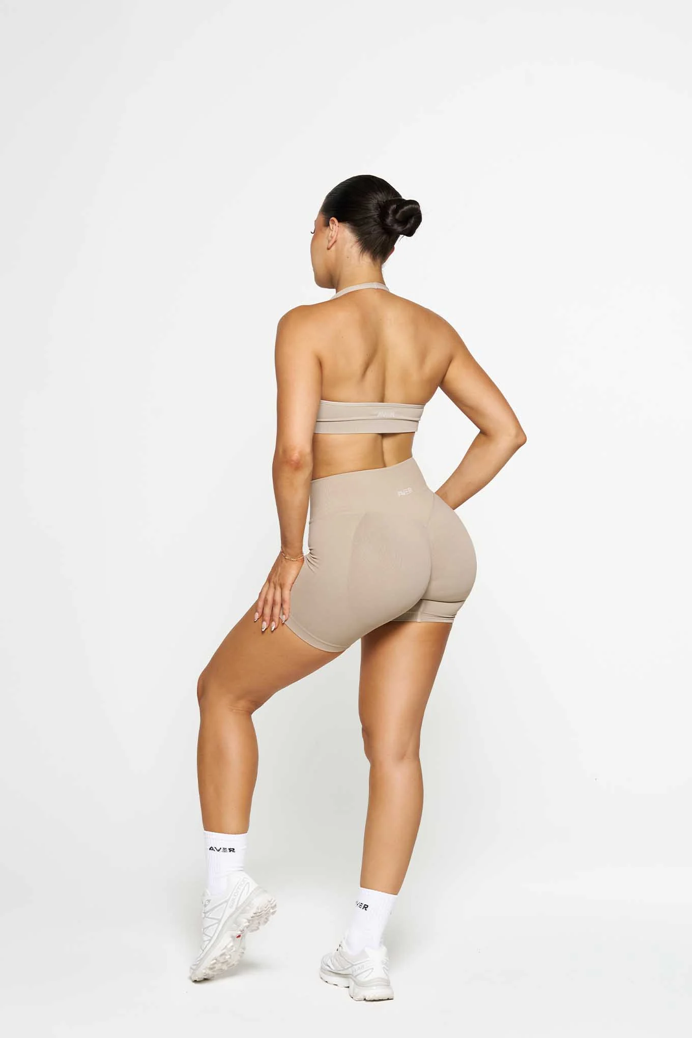 Contour Shorts - Taupe - Image 3