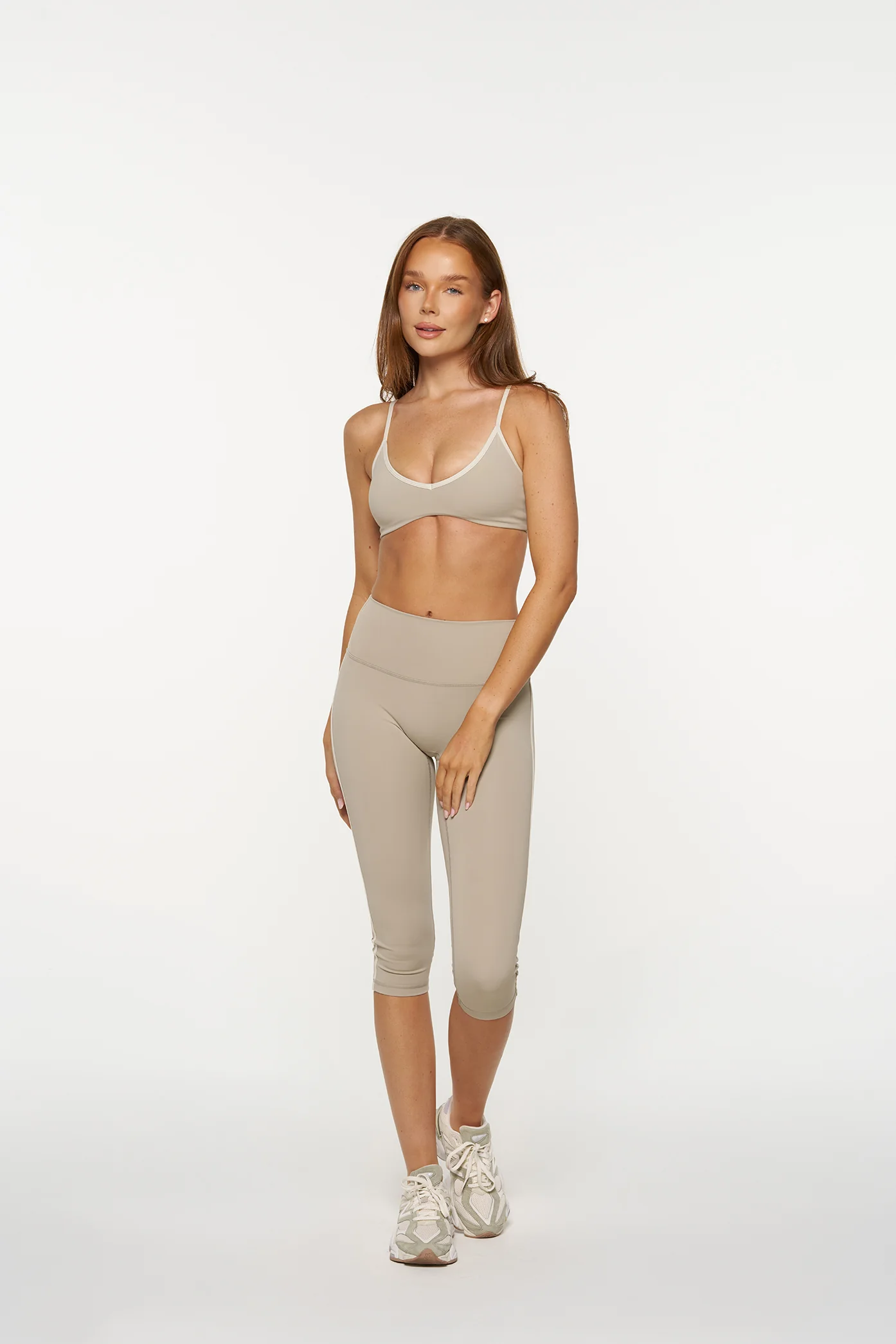 Essential Capris - Fawn & Pistachio