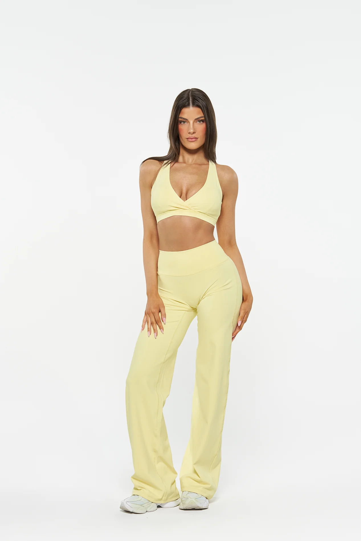 Essential Wide Leg Pants - Buttermilk