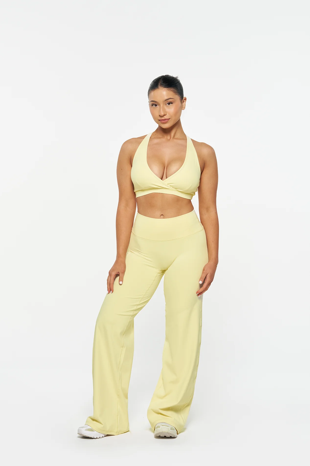 Essential Wide Leg Pants - Buttermilk - Image 4