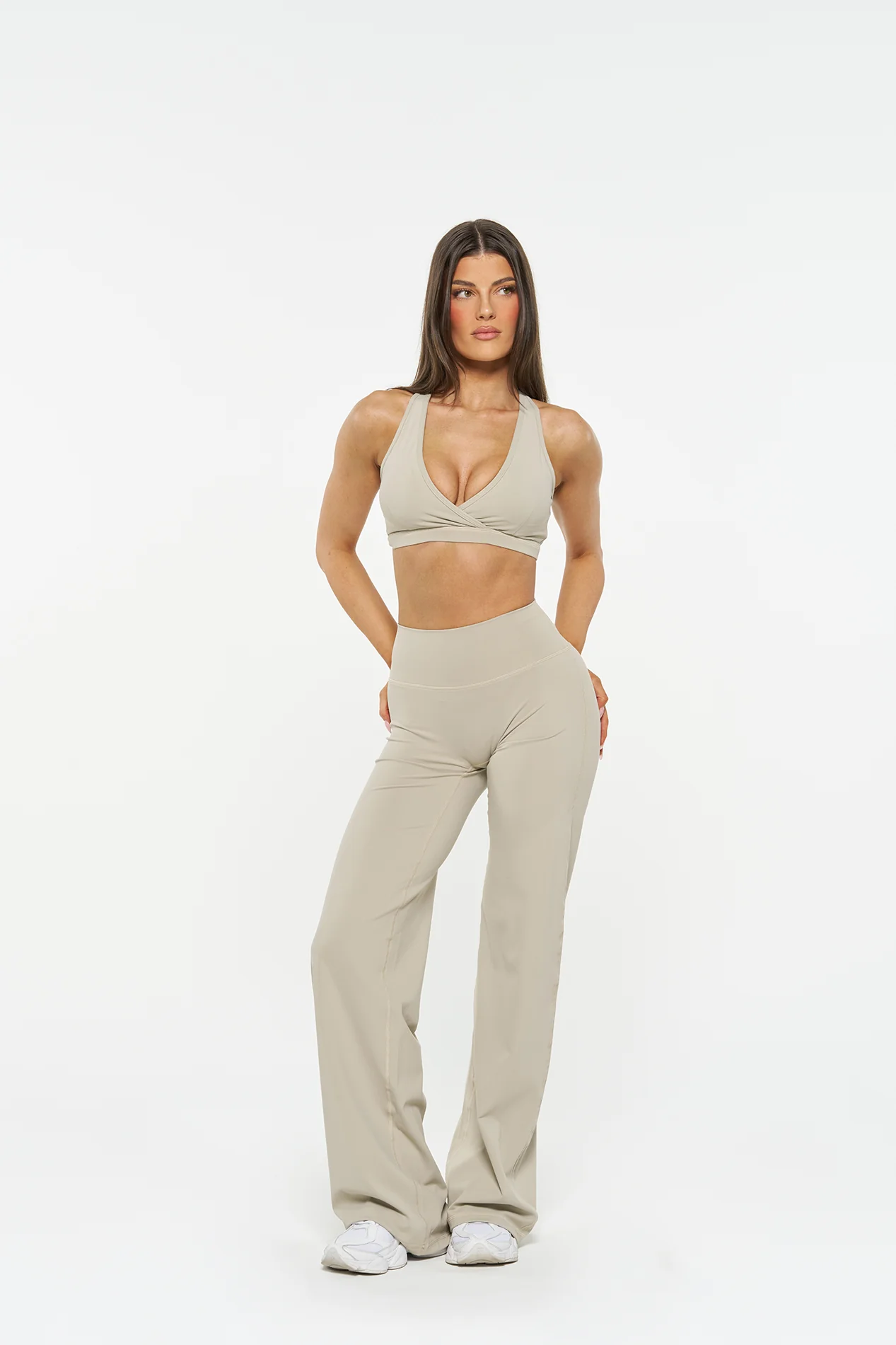 Essential Wide Leg Pants - Fawn