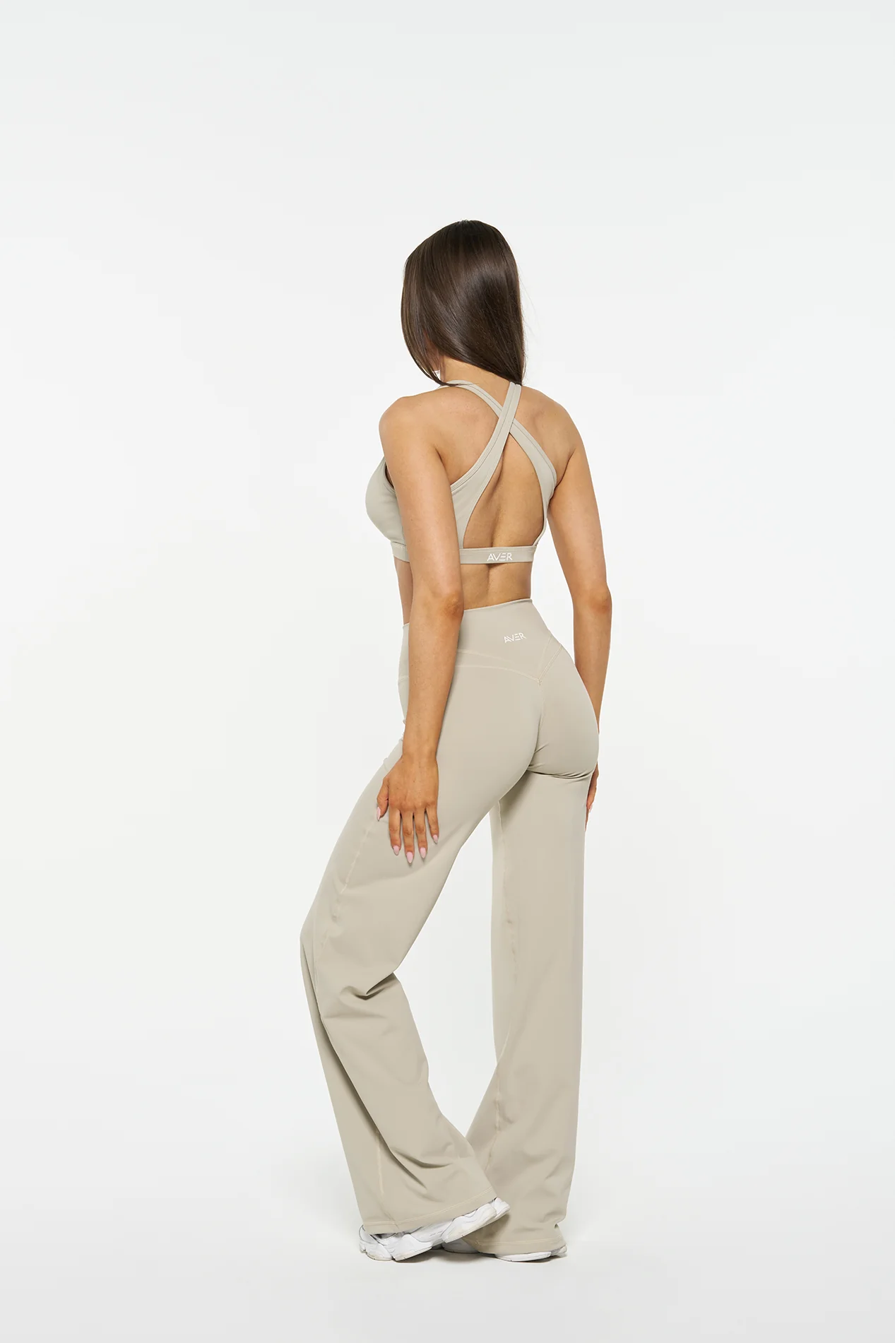 Essential Wide Leg Pants - Fawn - Image 2