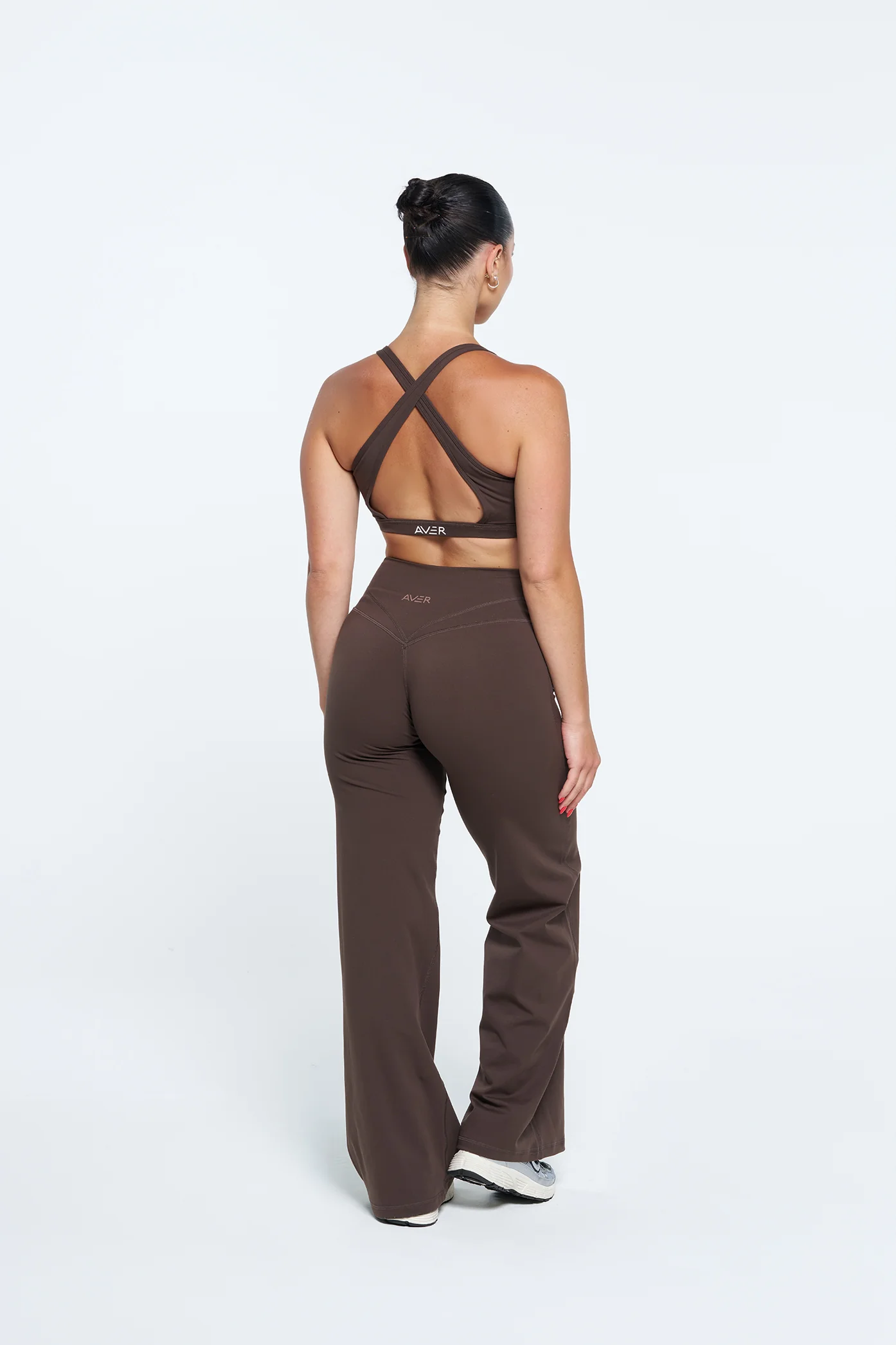 Essential Wide Leg Pants - Mocha - Image 5