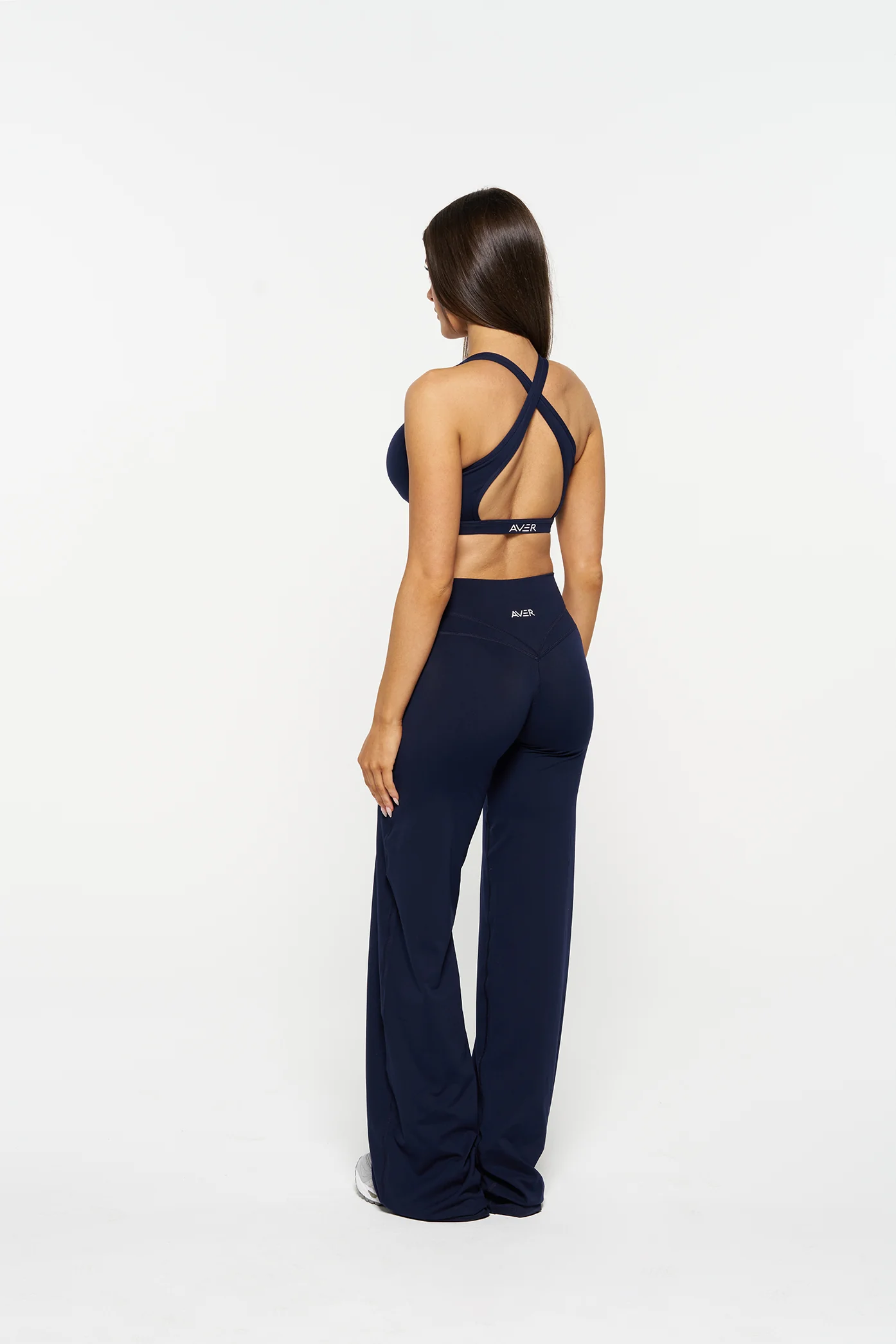 Essential Wide Leg Pants - Navy - Image 5