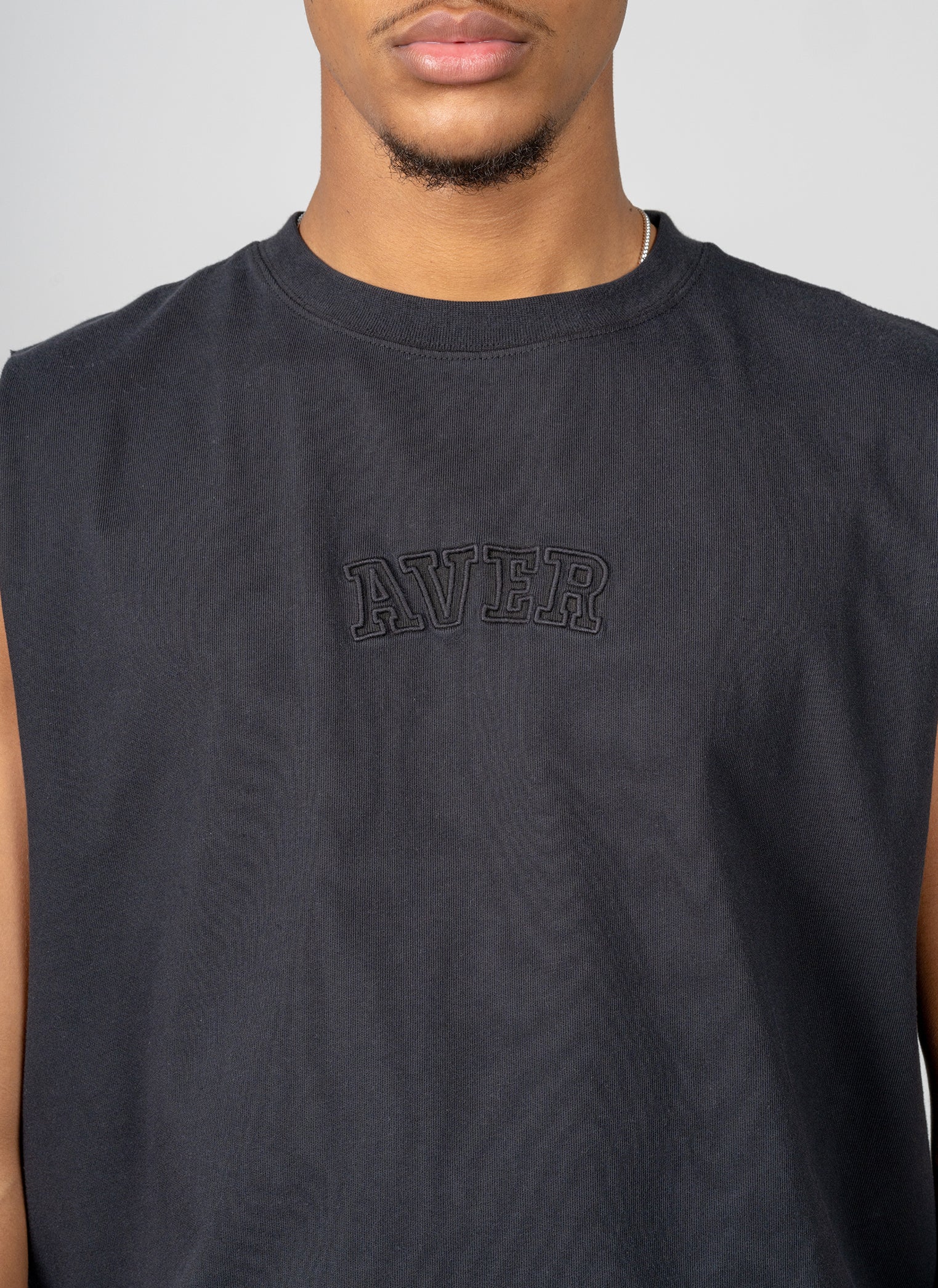 Faded Oversize Tank - Washed Black - Image 3
