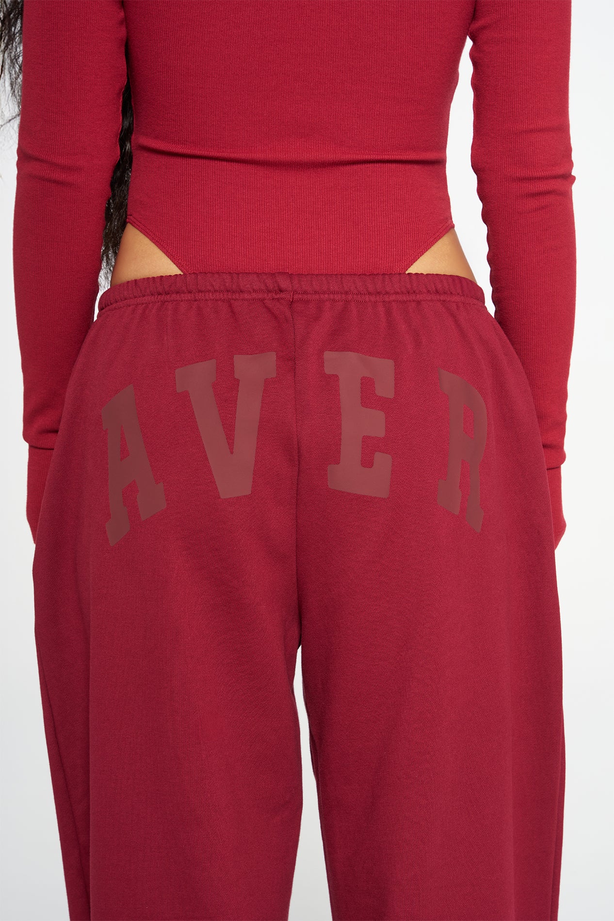 Staple Cuff Trackpants - Ruby - Image 5
