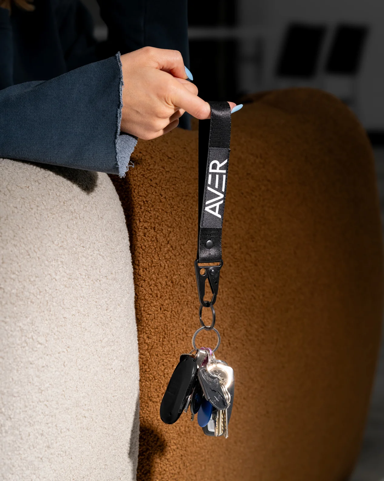 Aver® Keychain - Black - Image 3