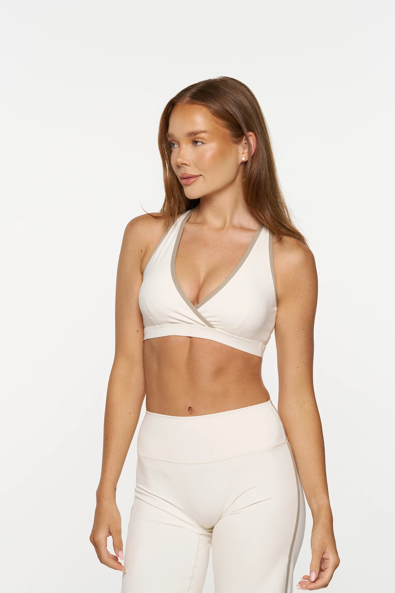Mya Crop - Vanilla & Taupe