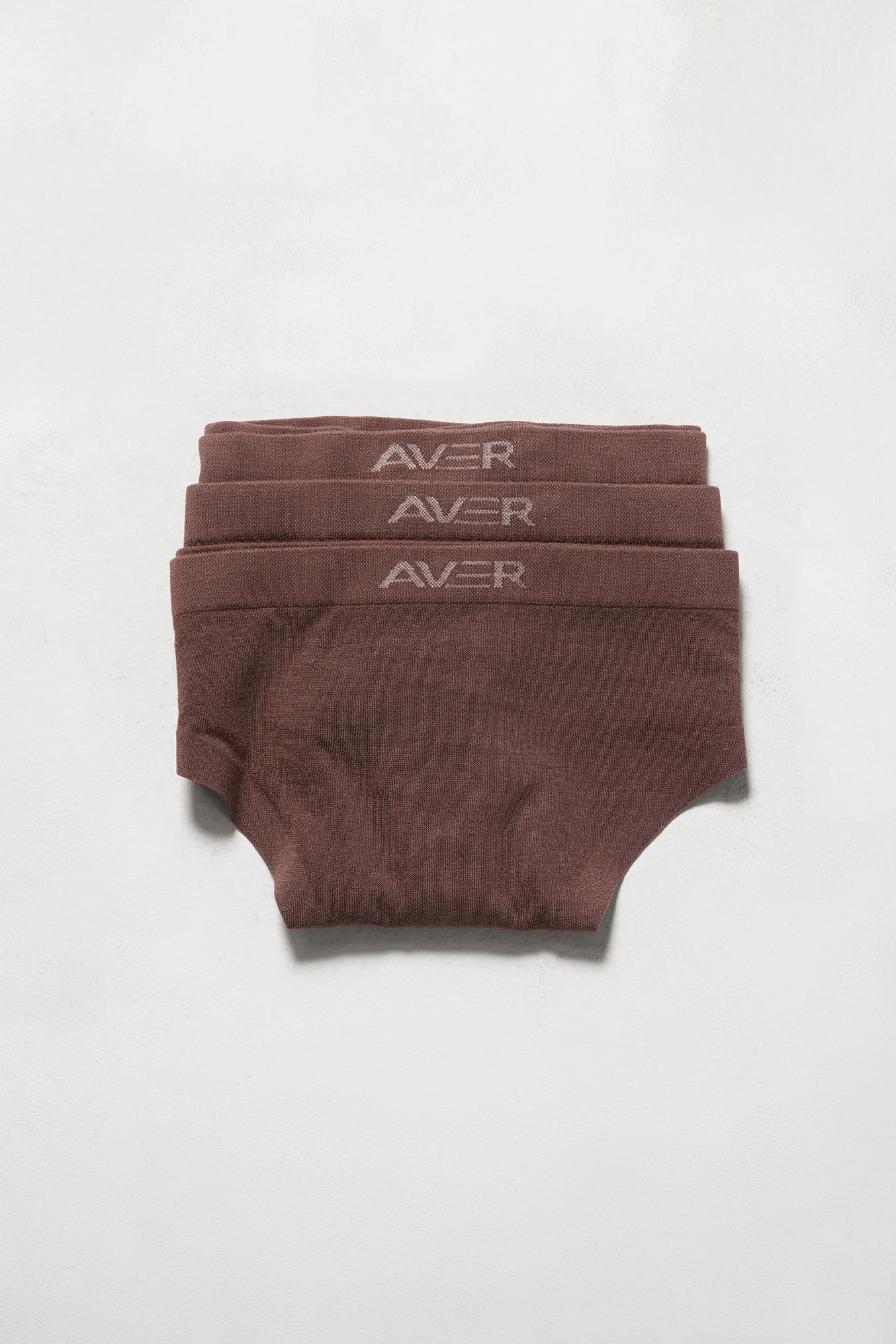 Aver® Seamless Thong - Brown (3 pack)