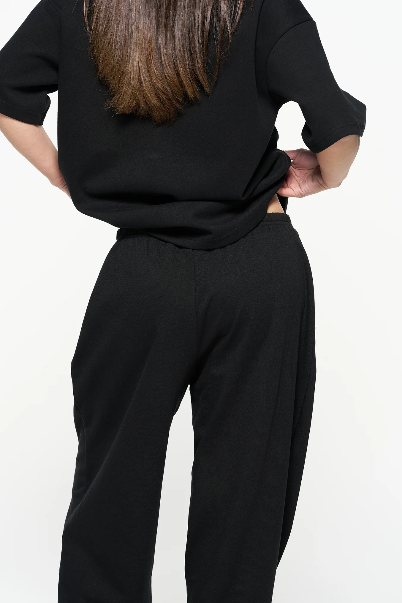 Staple Cuff Trackpants - Black - Image 3