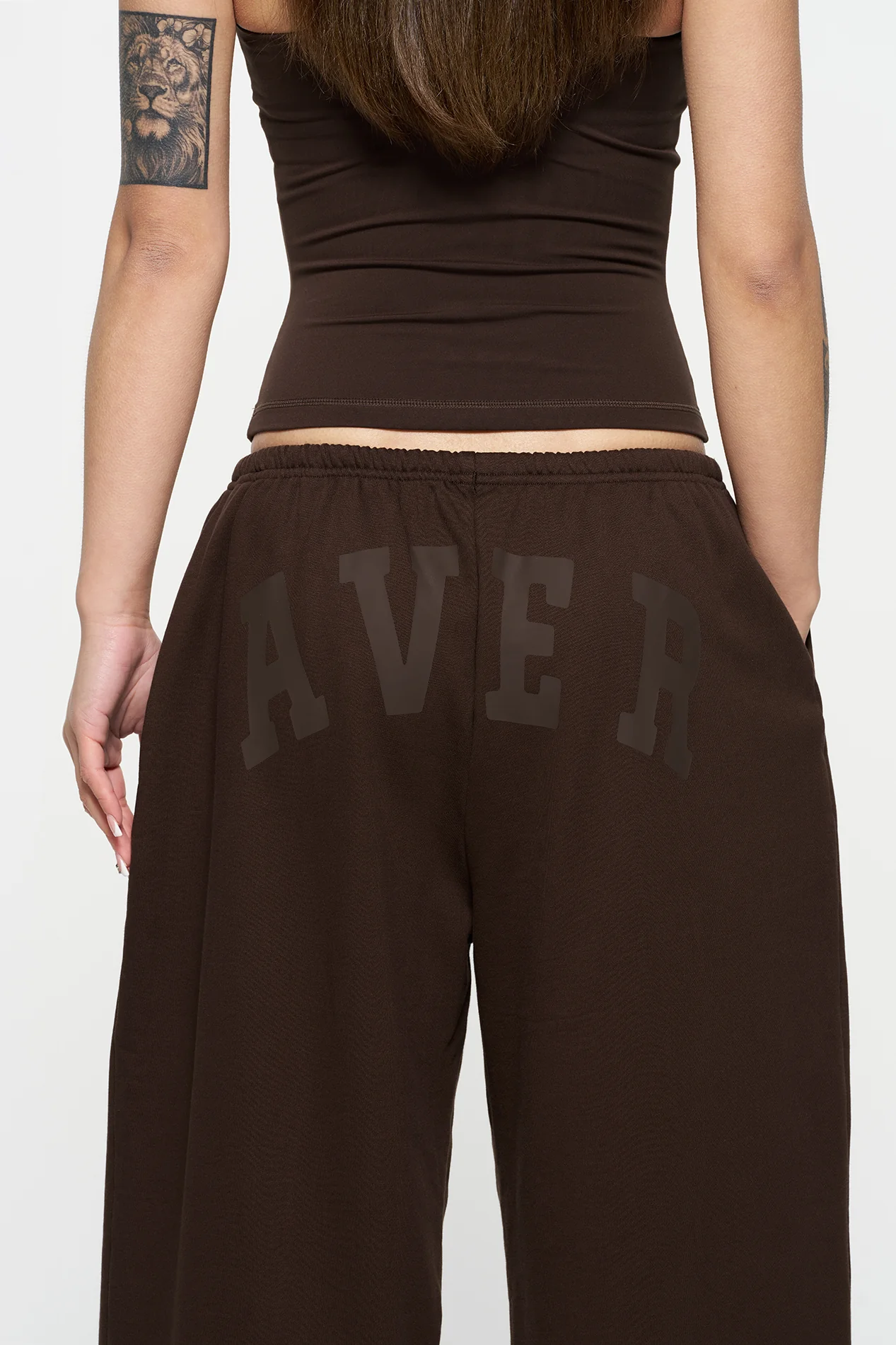 Staple Cuff Trackpants - Mocha - Image 4