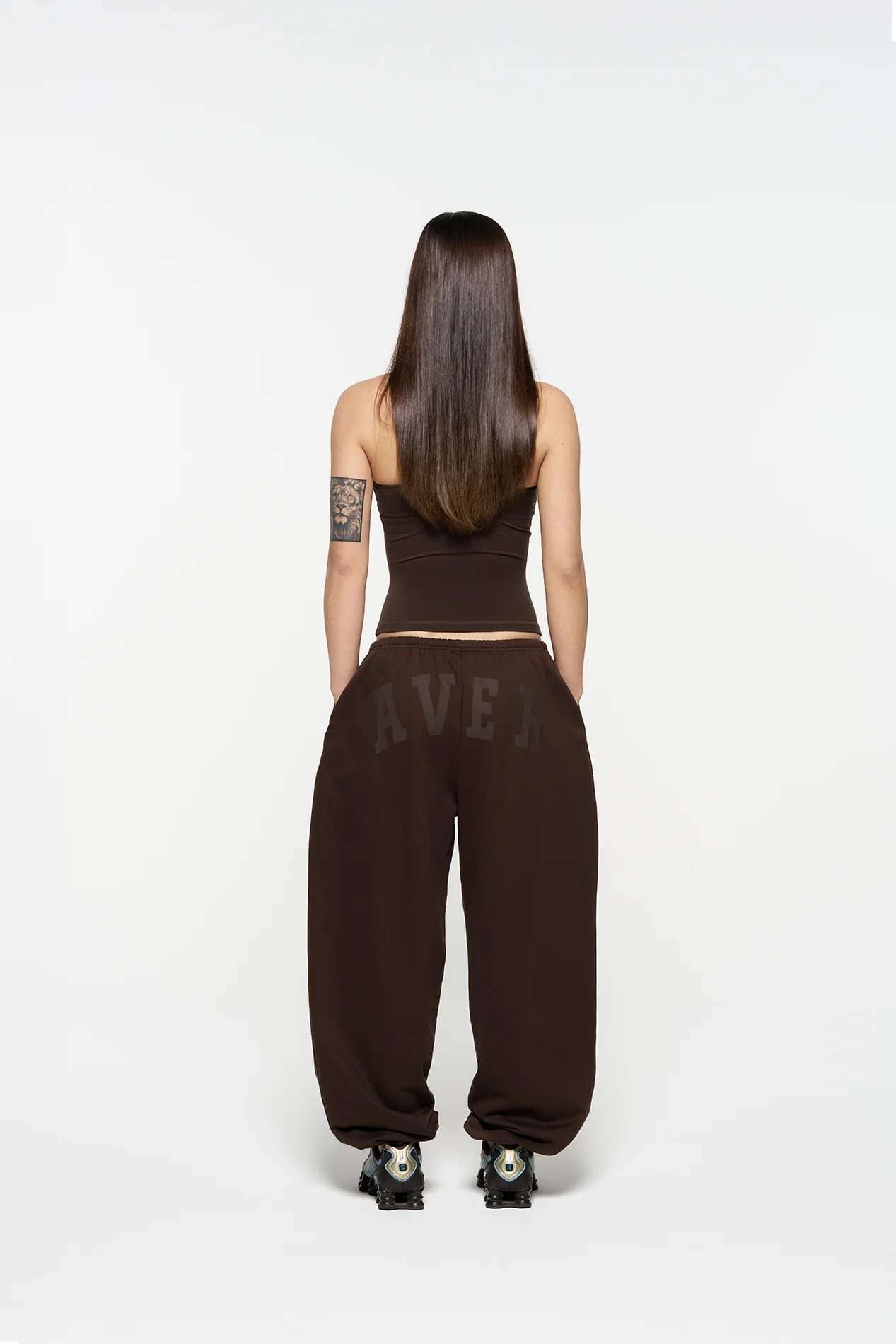 Staple Cuff Trackpants - Mocha - Image 5