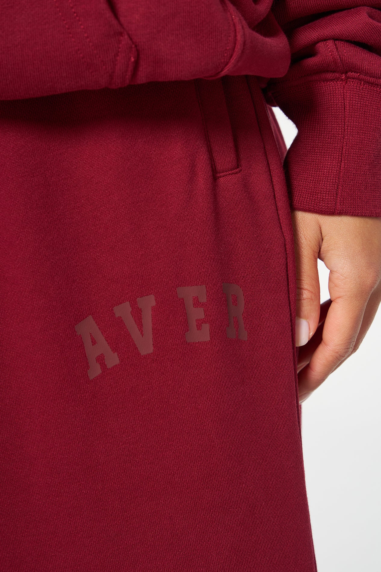 Staple Cuff Trackpants - Ruby - Image 3