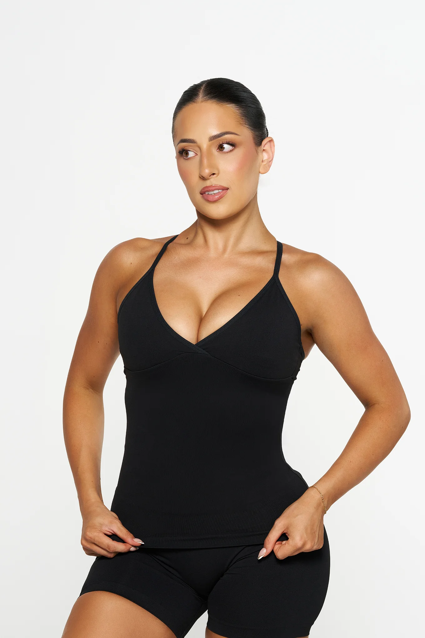 Tahlia Singlet, Seamflex® - Black