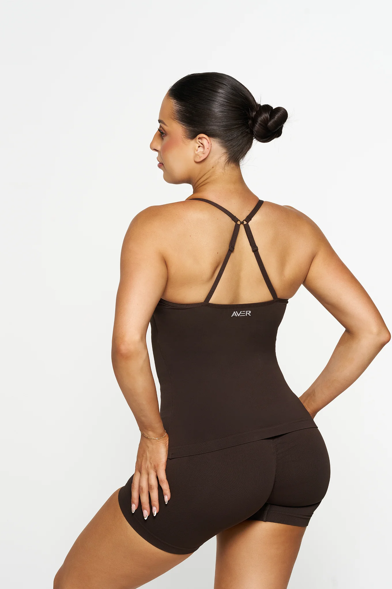 Tahlia Singlet, Seamflex® - Espresso - Image 2